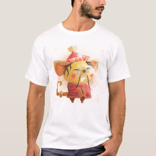 T-shirt Aquarelle Année du Rat, Scholar