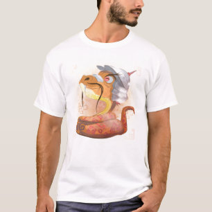 T-shirt Aquarelle Année du Serpent, Samouraï