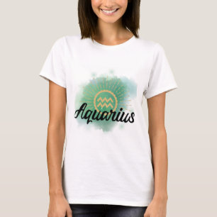 T-shirt Aquarelle Aquarius