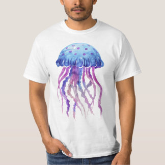 T-shirt Aquarelle artistique méduse