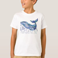Aquarelle Baleine - I Whale Toujours Vous Aimez