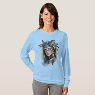 T-shirt Aquarelle Beauté tribale : Esprit d'art bohème