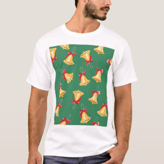 T-shirt Aquarelle Bell Motif Vert sans joint