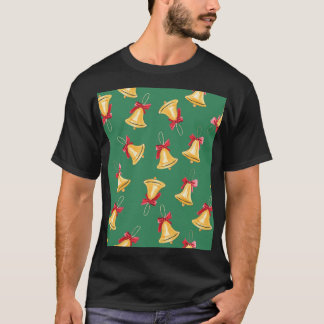T-shirt Aquarelle Bell Motif Vert sans joint