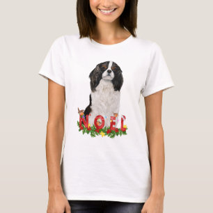 T-shirt Aquarelle Cavalier King Charles Noel Noël