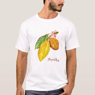 T-shirt Aquarelle chocolat fruit
