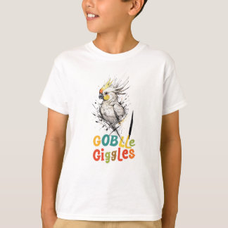T-shirt Aquarelle Cockatiel Sketch tatouage