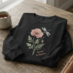 T-shirt Aquarelle Coquelicot Rose
