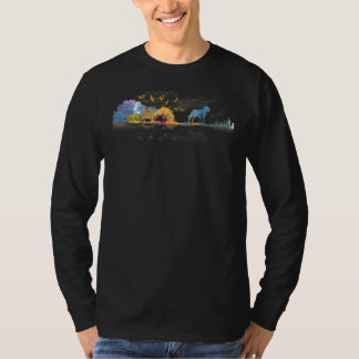 T-shirt Aquarelle de chien de Guitare Lover Rottweiler