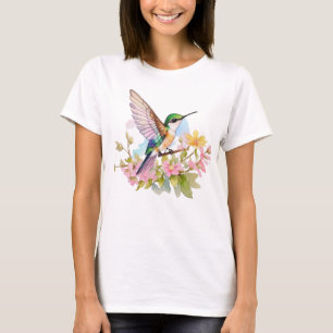 T-shirt Aquarelle de colibri