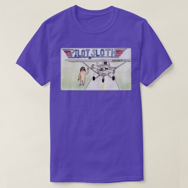 T-shirt Aquarelle de la jante pilote (Design devant)