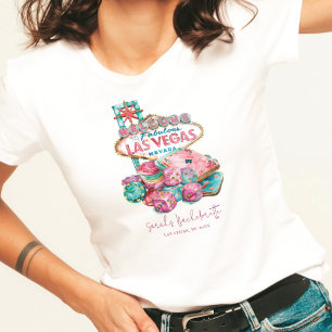 T-shirt Aquarelle de luxe Las Vegas Bachelorette