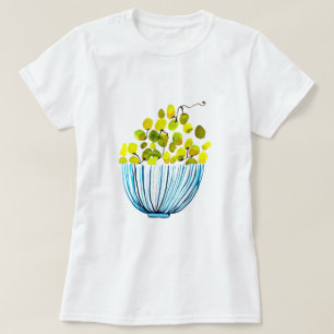 T-shirt Aquarelle de raisins fruits mignons