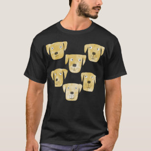 T-shirt Aquarelle Golden Labrador Retriever Chien