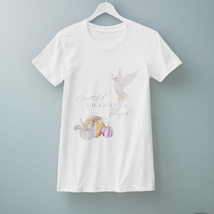 T-shirt Aquarelle Gratuit Heureux Béni Thanksgiving