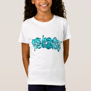 T-Shirt Aquarelle Hibiscus Girls Tee