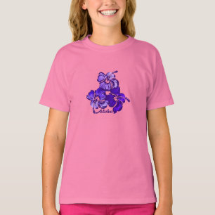 T-shirt Aquarelle Hibiscus Hawaiian Tropical