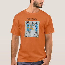 T-shirt Aquarelle Kenya Art africain, Massaï Guerriers