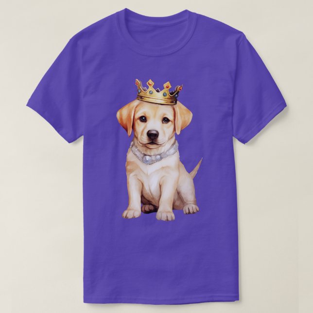 T-shirt Aquarelle Labrador Retriever Dog portant une couro (Design devant)