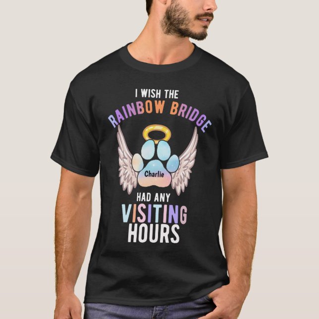 T-shirt Aquarelle mignonne animal de compagnie Paw Chien C (Devant)