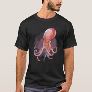 T-shirt Aquarelle Octopus Deep Ocean Créatures et Rift L