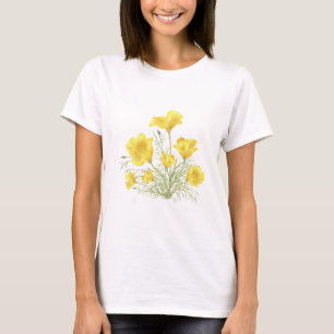 T-shirt Aquarelle originale Fleur de crapaud de Californie