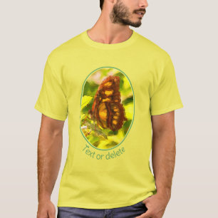 T-shirt Aquarelle papillon colorée Personnalisée