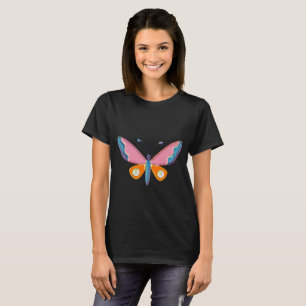T-shirt Aquarelle Papillon maigre