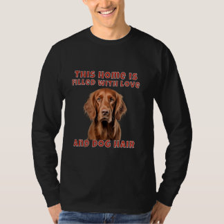 T-shirt Aquarelle Propriétaire Du Setter Irlandais Cette M