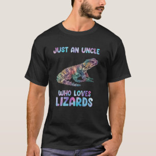 T-shirt Aquarelle Reptile Juste un oncle qui aime l'armadi