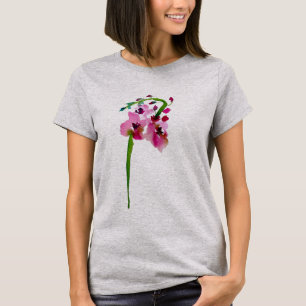 T-shirt Aquarelle rose Verbascum