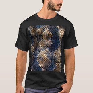 T-shirt Aquarelle Sauvage Snakeskin Design transparent