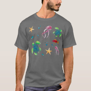 T-shirt Aquarelle Sea CreatMotif
