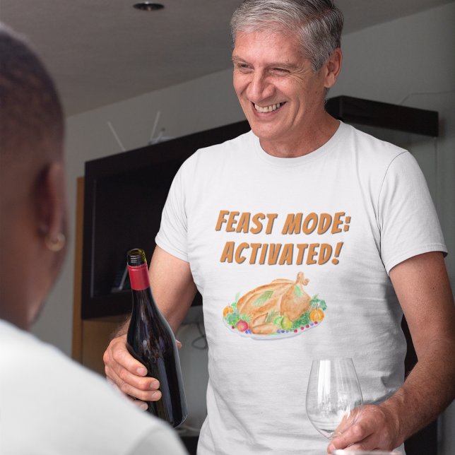 T-shirt Aquarelle Thanksgiving Turquie Mode fête (Créateur téléchargé)