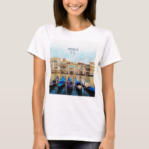 T-shirt Aquarelle VENEZIA VENICE - Italie souvenir de voya