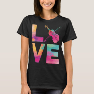 T-shirt Aquarelle violoniste de violon