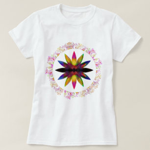 T-shirt Aquarelle Yoga Lotus Méditation Holistique