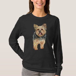 T-shirt Aquarelle Yorkie Yorkshire Terrier Propriétaires