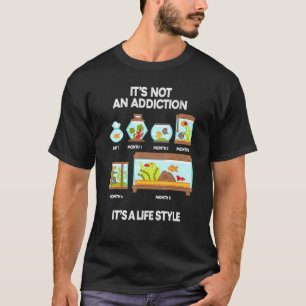 T-shirt Aquarium Addictionaquarium Addict Aquarist Fish Ta