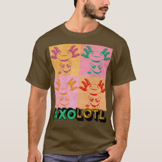 T-shirt Aquarium Axolotl Terrariums aquaristiques Artwork 