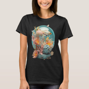 T-shirt Aquarium bleu
