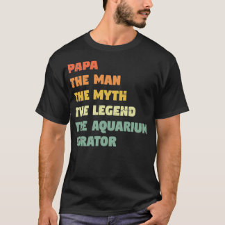 T-shirt Aquarium Curator Drôle cadeau pour lui Aquarium Cu