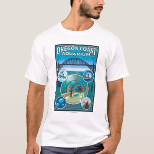 T-shirt Aquarium de côte de l'Orégon