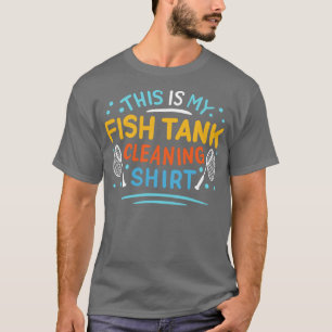 T-shirt Aquarium de nettoyage des réservoirs de poisson