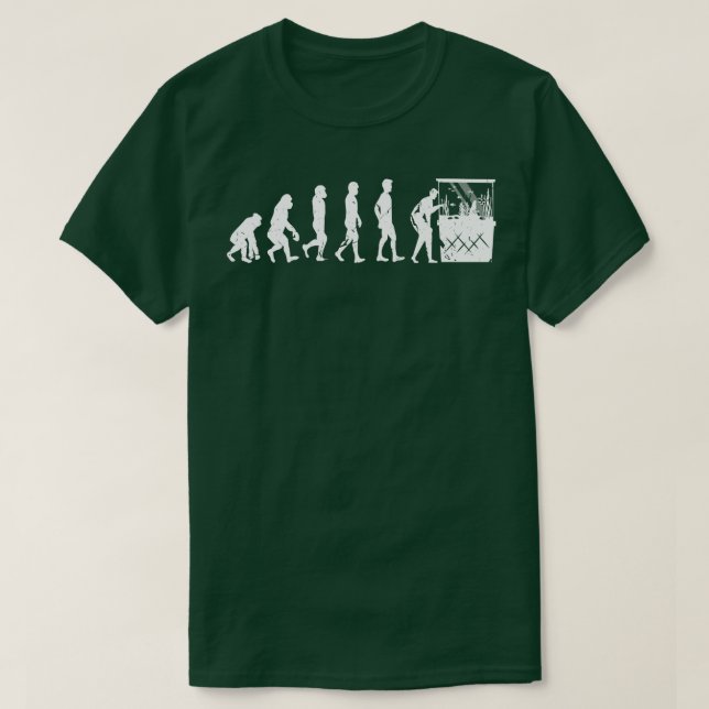 T-shirt Aquarium de réservoir de poisson Evolution Aquaris (Design devant)