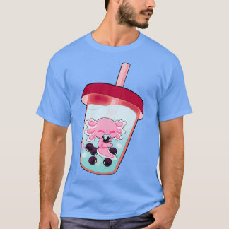 T-shirt Aquarium de thé à bulle Axolotl