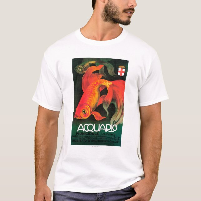 T-shirt Aquarium et affiche promotionnelle de parc (Devant)