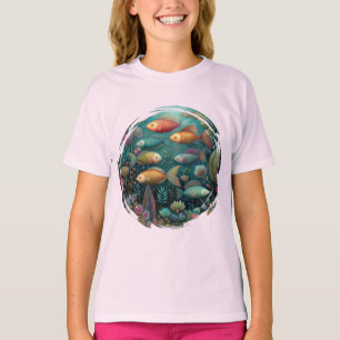 T-shirt Aquarium Fantastique Poissons Fantaisistes Enfant