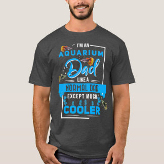 T-shirt Aquarium Papa Funny Guppy Fish Aquarist