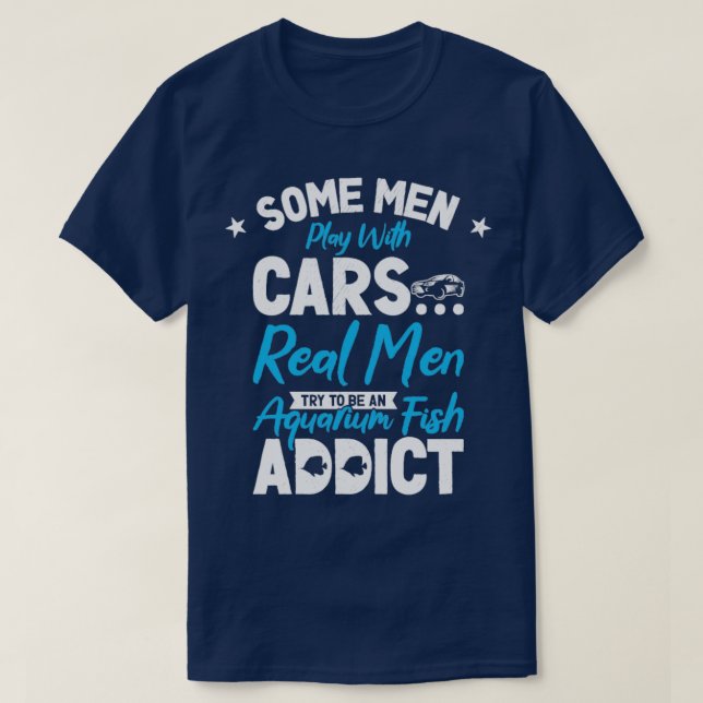 T-shirt Aquarium Poisson Addiction Pêche Hommes 1 (Design devant)